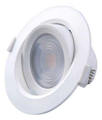 Lamp Empotrado Led 6w Redondo Dirigible 6000°k Maxxi White