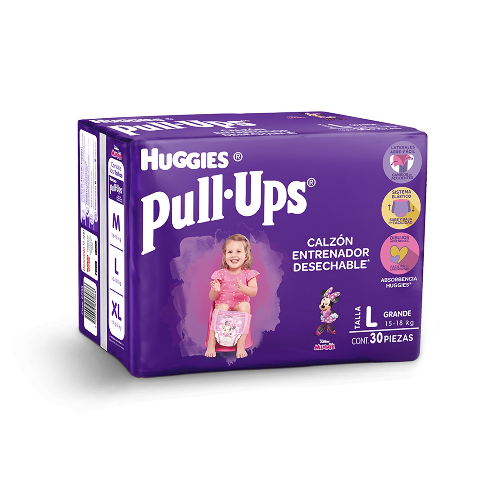 Calzon Trainer Huggies Pull Ups Large Girl 30 pcs