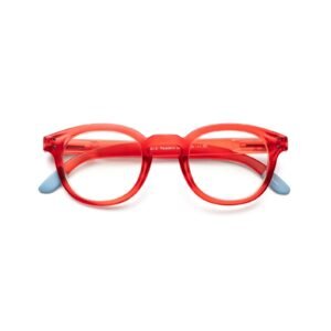 Reading Glasses with Filter Light Blue B+D Blue Ban Readers Color Red Diopter +1.50